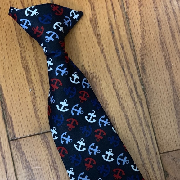 Anchor Nautical Baby Tie - Picture 4 of 6